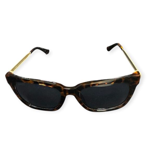 DIFF Tortoise‎ Shell Gold Sunglasses Bella Oversized Gray Lenses main image 5